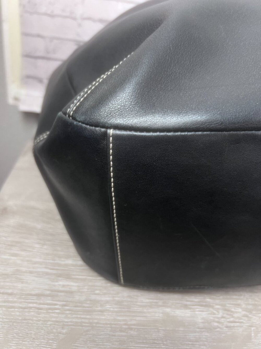 Coach Ergo Black Leather Multicolor Legacy LG Travel Tote Bag Satchel 10744 - Picture 4 of 6